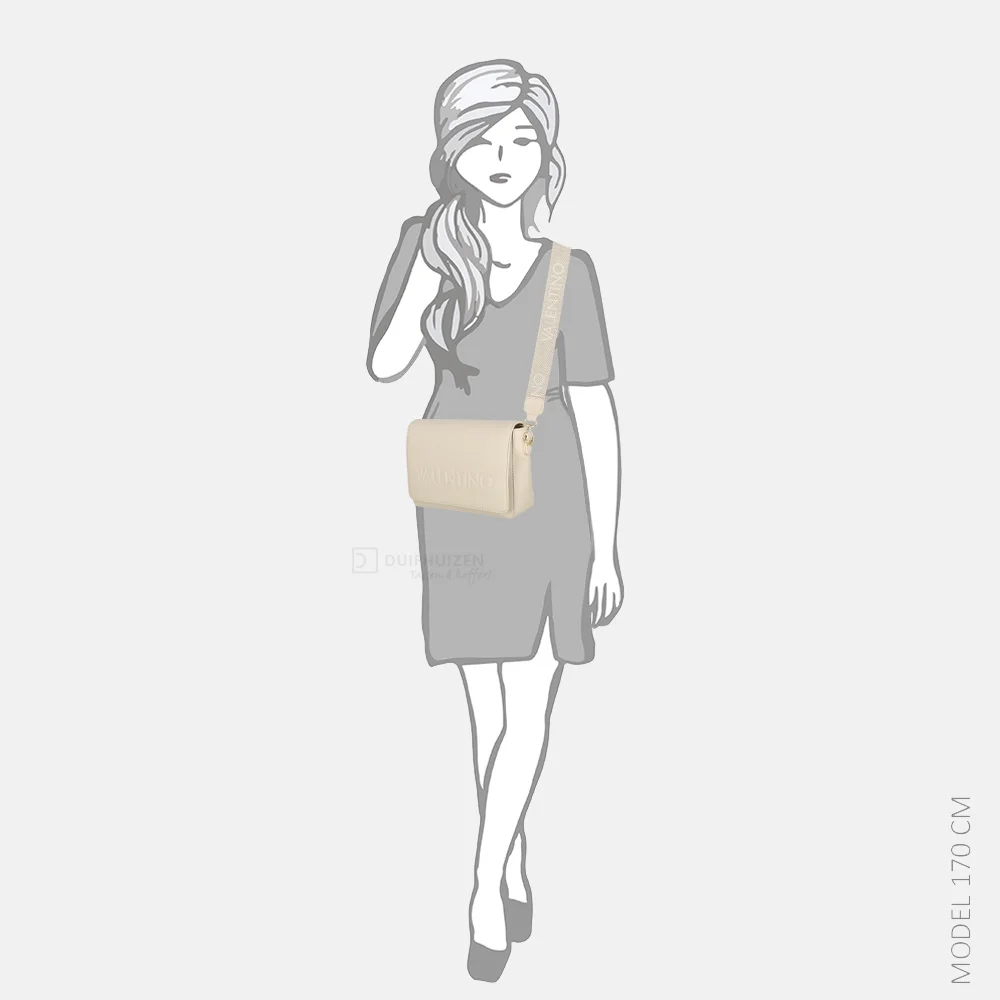 Valentino Bags Foxy crossbody tas ecru bij Duifhuizen