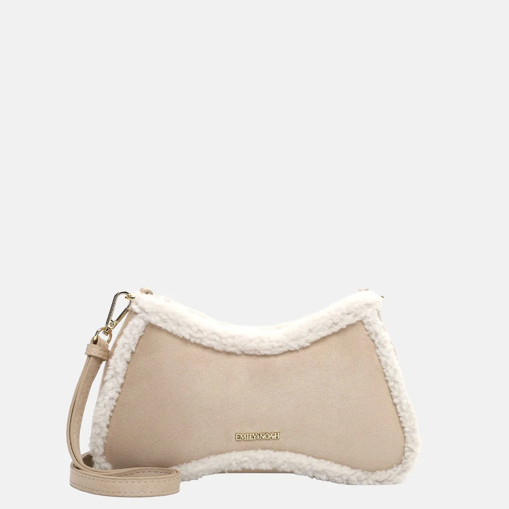 Emily & Noah Heidenrose crossbody tas beige