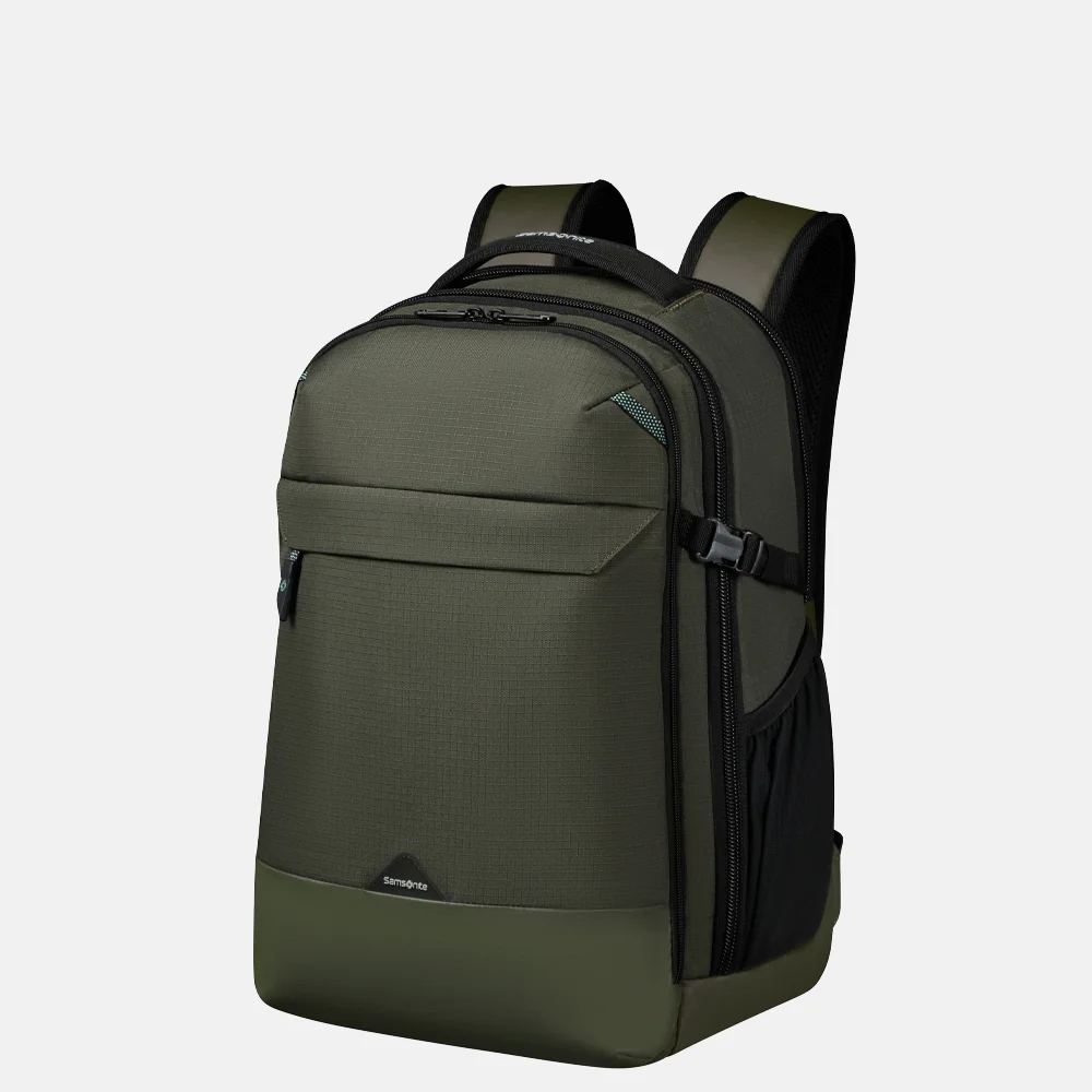 Samsonite Roadseeker laptoprugzak M 15 inch dark olive bij Duifhuizen