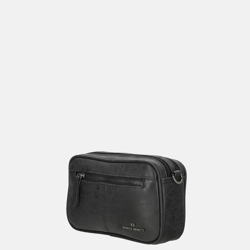 Enrico Benetti Stacey crossbody tas zwart bij Duifhuizen