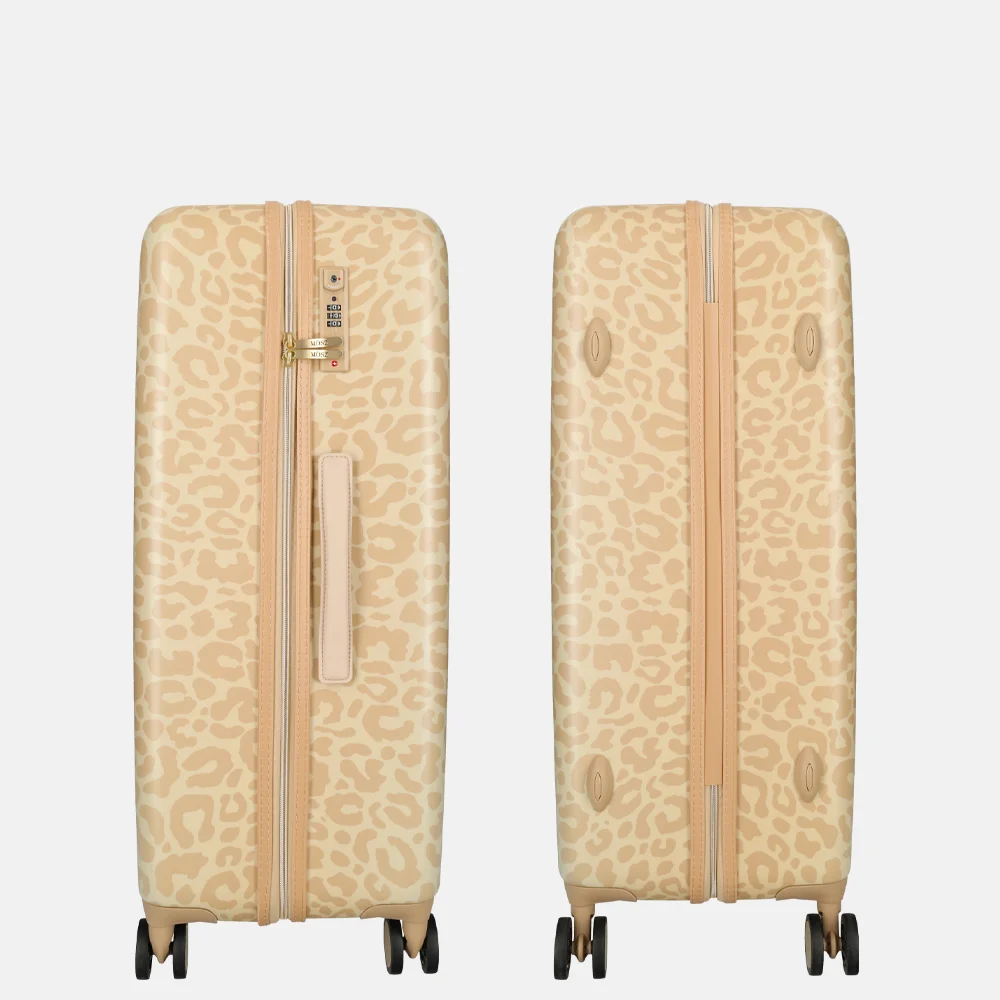Mosz Lauren koffer 76 cm latte leo bij Duifhuizen