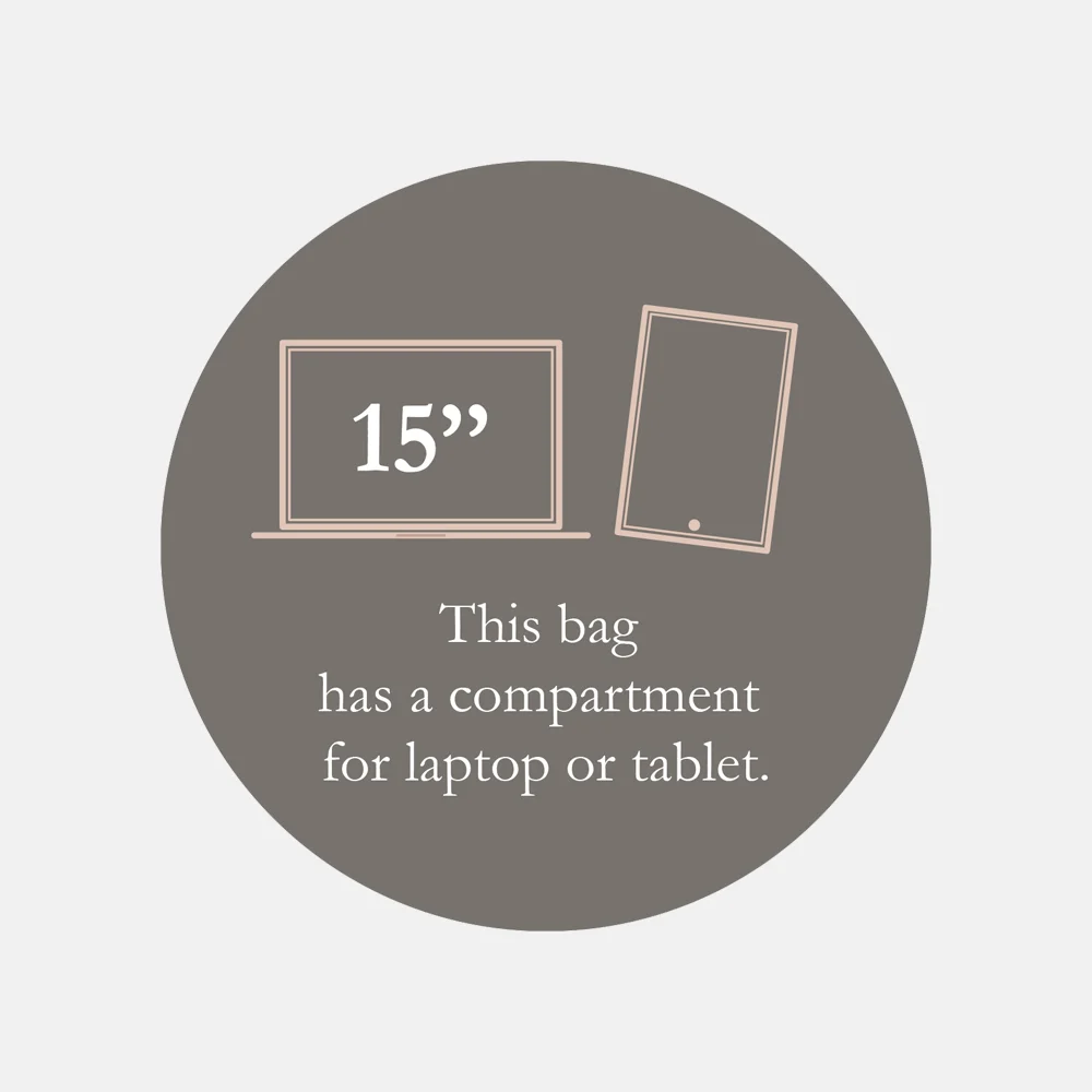 Charm London Buckingham Palace shopper L zwart/cognac bij Duifhuizen