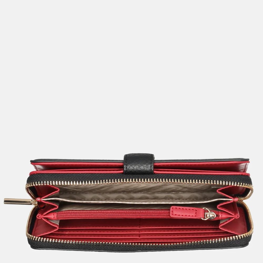 Liu Jo Caliwen ritsportemonnee ziparound XL nero bij Duifhuizen