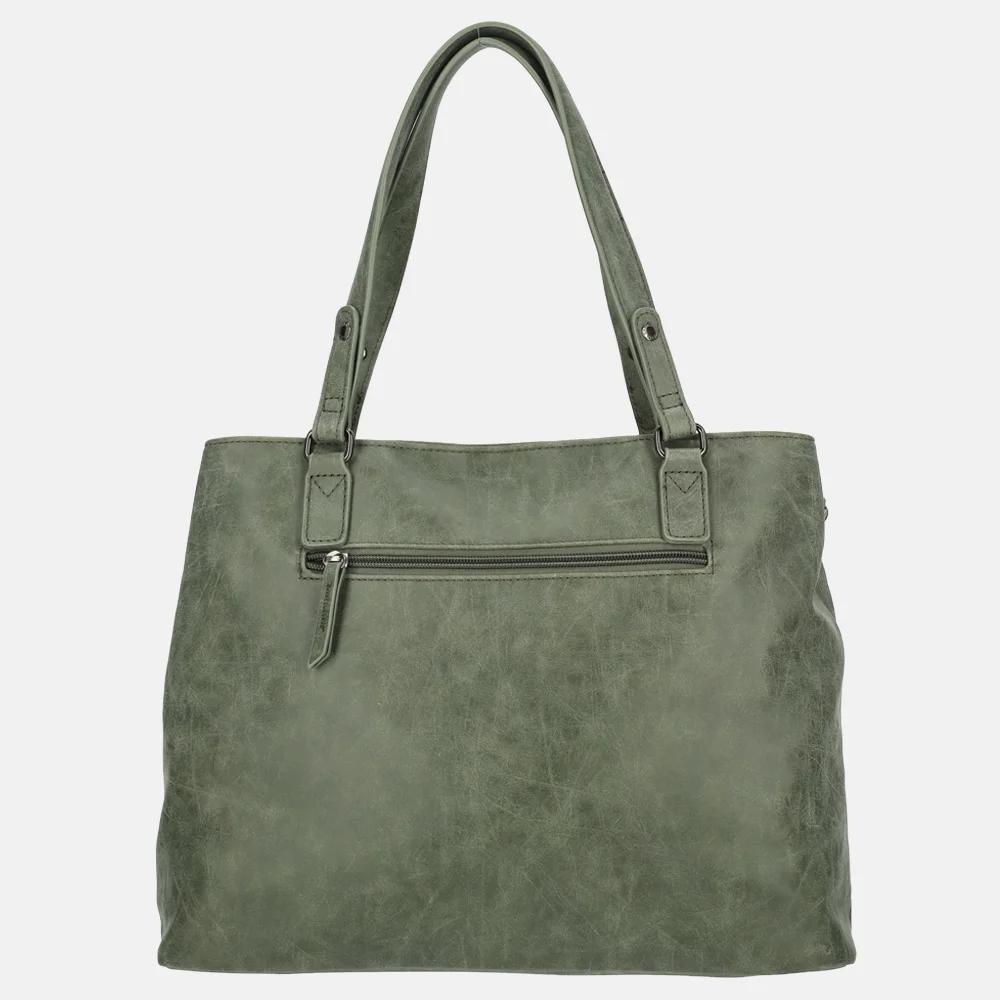 Enrico Benetti Stacey shopper olijfgroen bij Duifhuizen