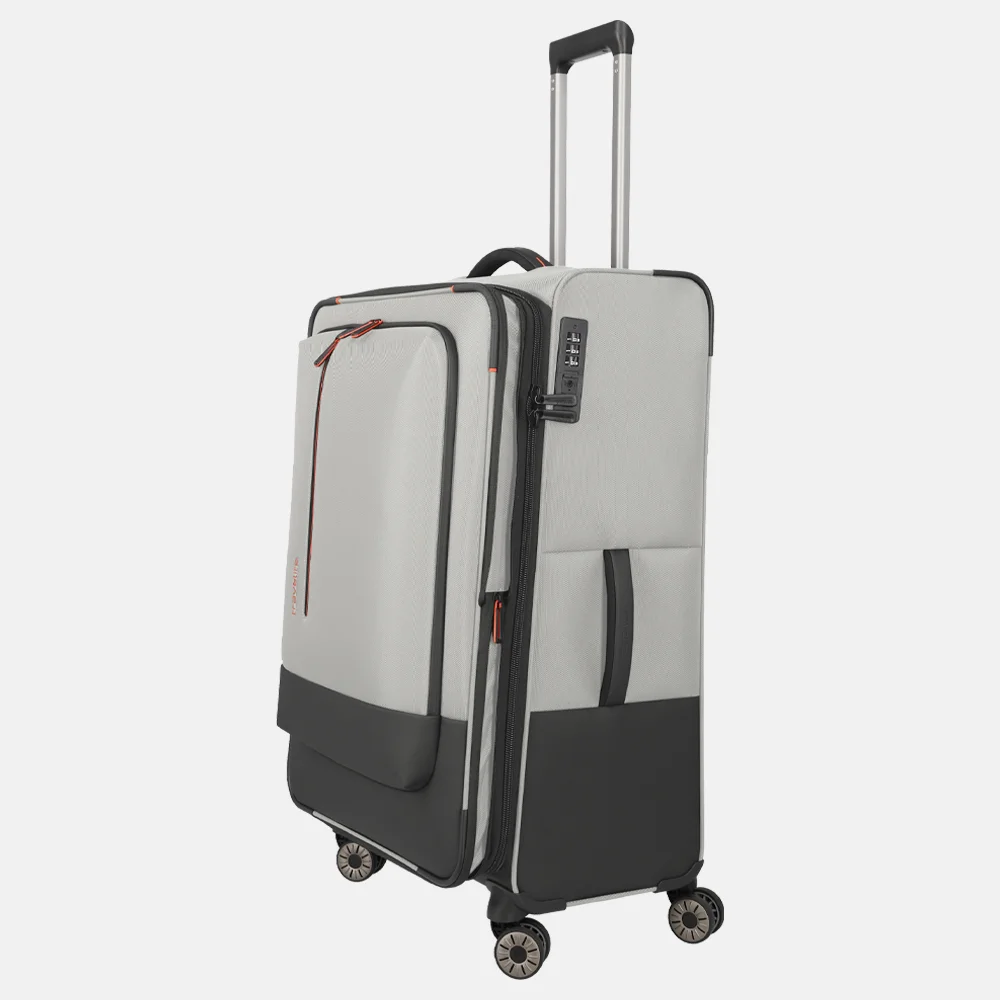 Travelite Crosslite 5.0 reiskoffer 77 cm beige bij Duifhuizen