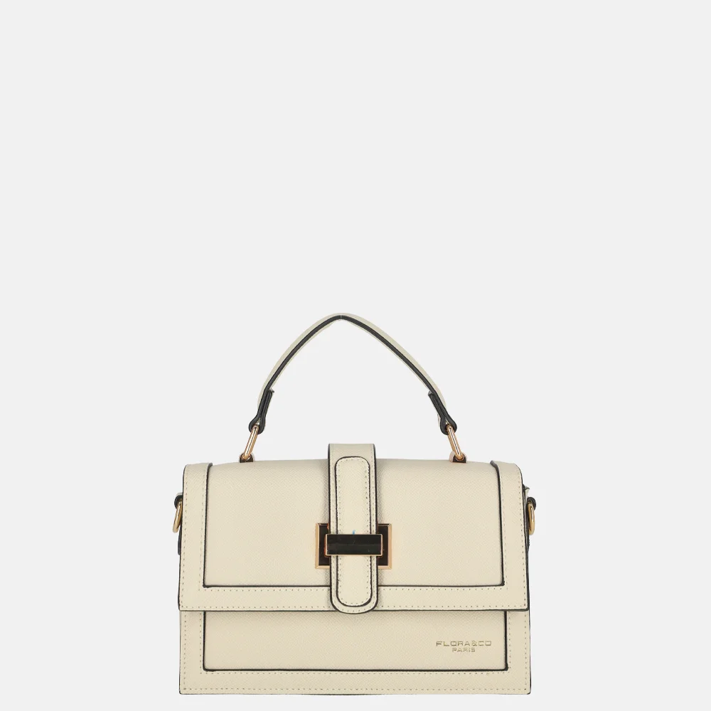 Flora & Co crossbody tas ecru bij Duifhuizen