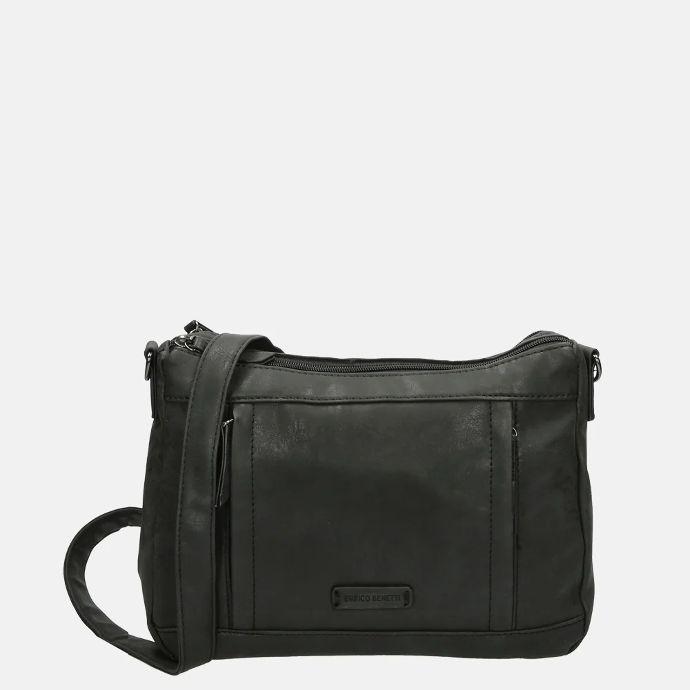 Enrico Benetti Ruby crossbody tas zwart