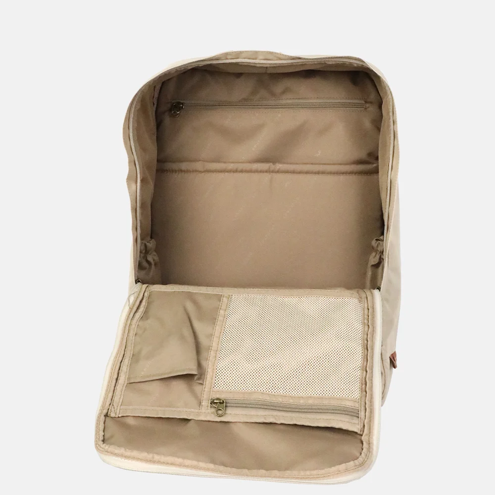 Doughnut Macaroon Large Jungle Backpack rugzak 15 inch beige bij Duifhuizen