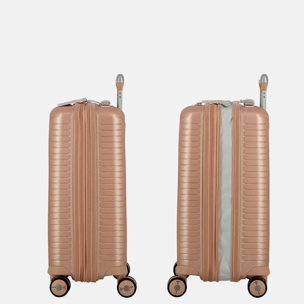 Jump Evae handbagage koffer 55 cm expandable rosepale bij Duifhuizen