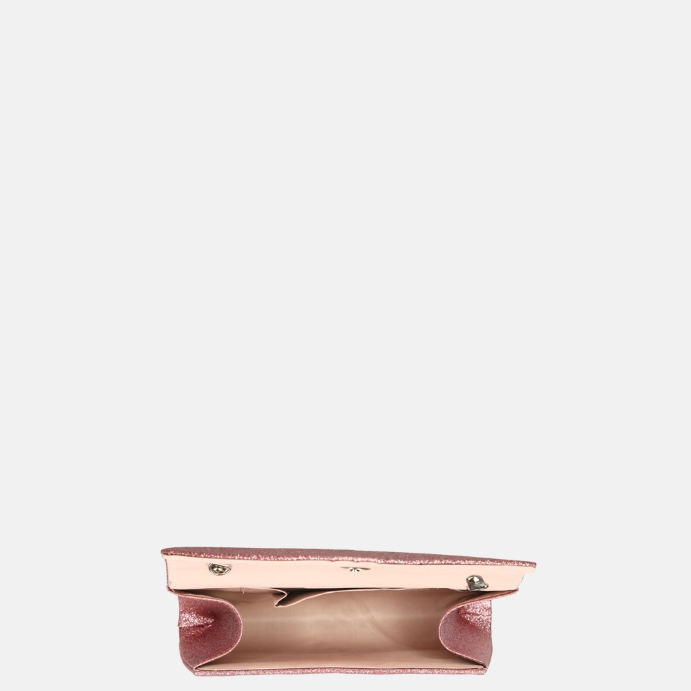 Firenze clutch glitter pink bij Duifhuizen