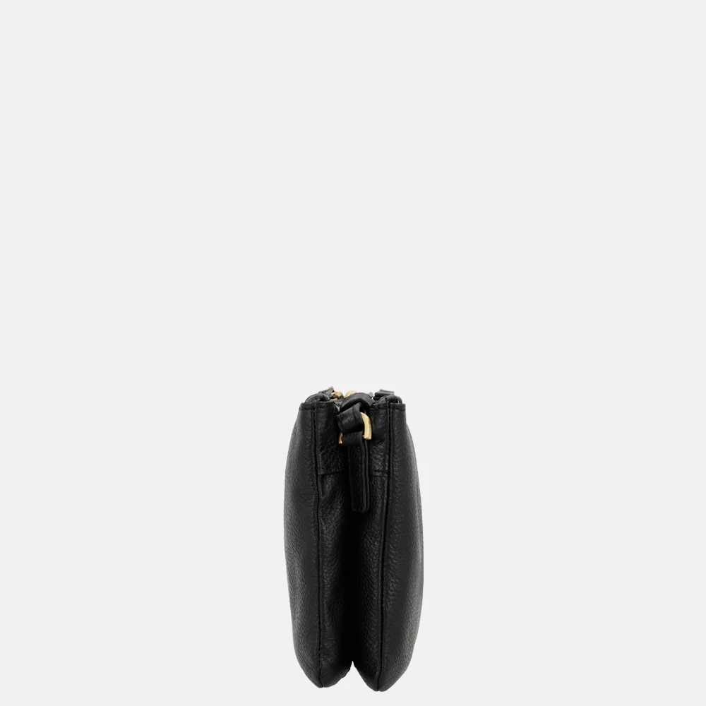 Loulou Essentiels Camille crossbody tas black bij Duifhuizen