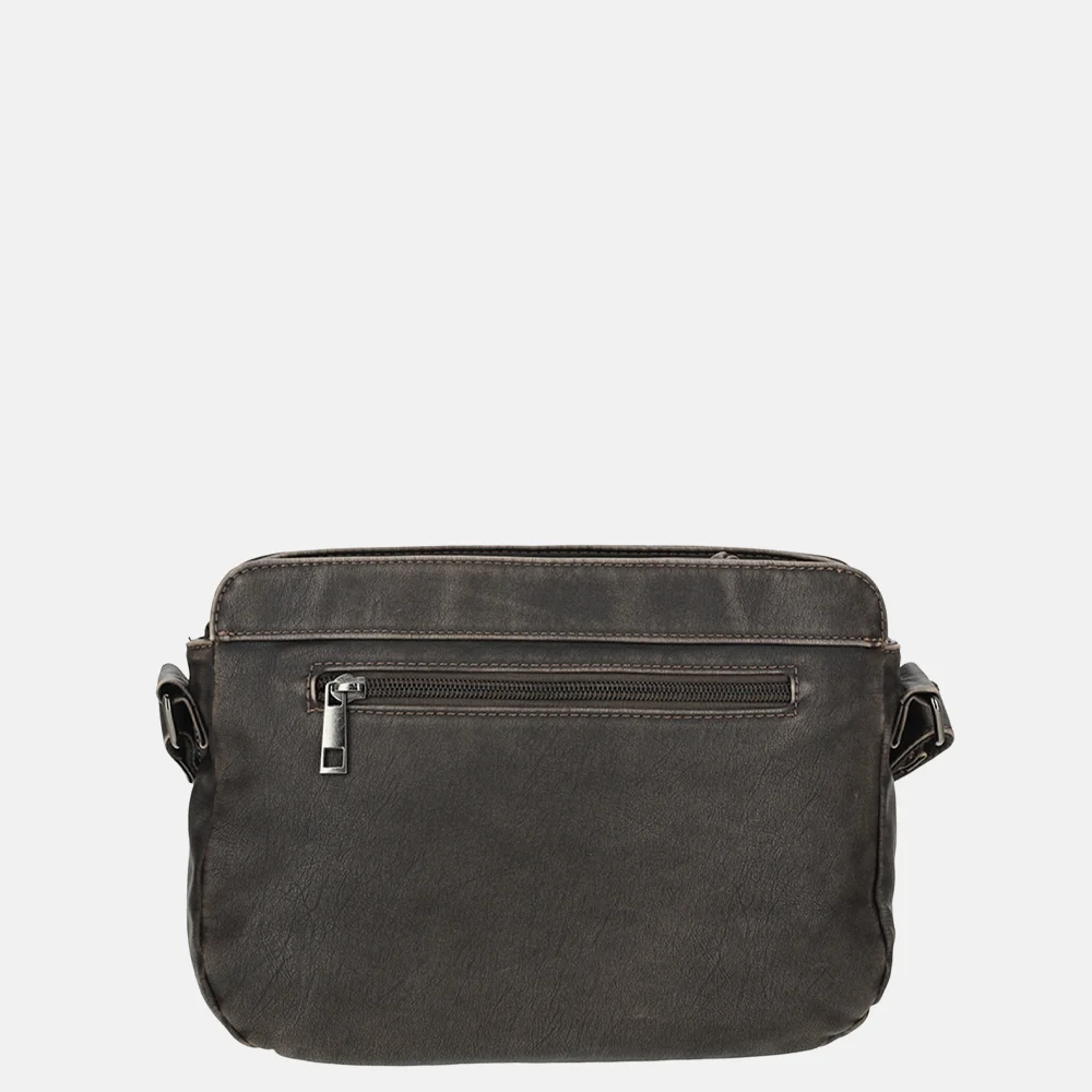 Enrico Benetti Harper crossbody tas donkerbruin bij Duifhuizen