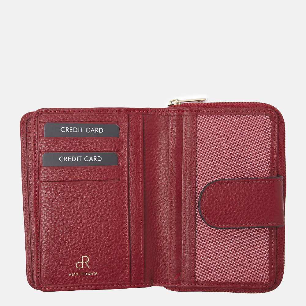 dR Amsterdam portemonnee tango red bij Duifhuizen