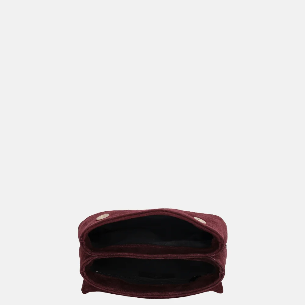 Charm London Elisa crossbody tas bordeaux rood bij Duifhuizen