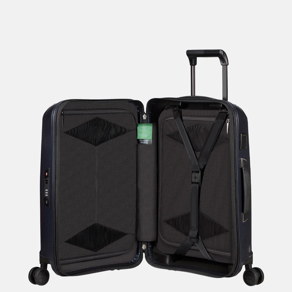 Samsonite Major-Lite handbagage koffer 55 cm Midnight Blue bij Duifhuizen