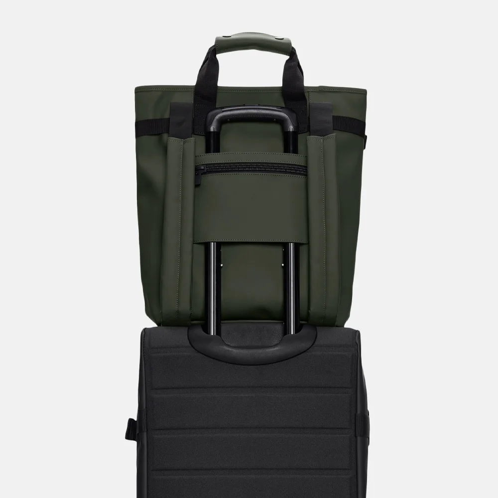 Rains Texel rugzak 15 inch green bij Duifhuizen