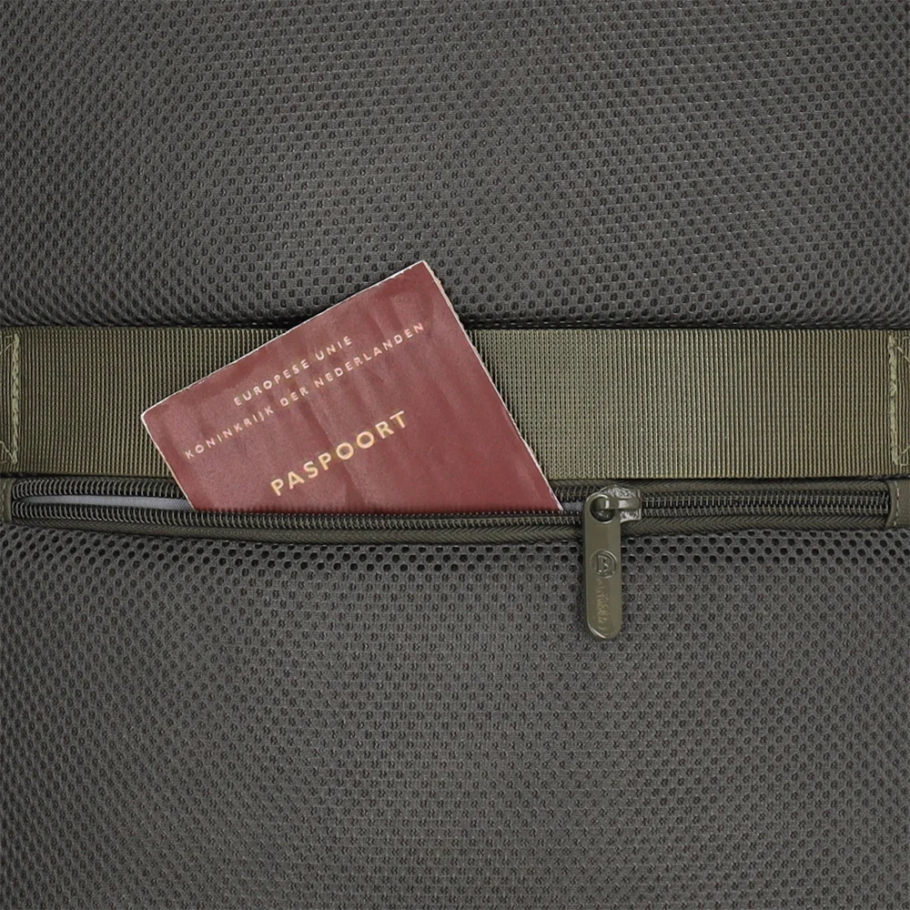 Beagles laptoprugzak 15 inch olijfgroen bij Duifhuizen