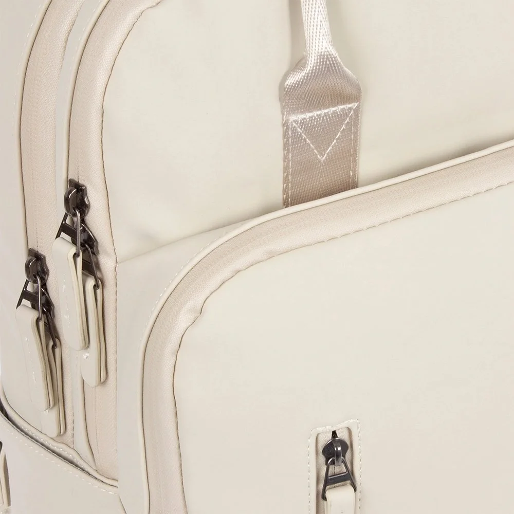 New Rebels William rugzak 15.6 inch fel beige bij Duifhuizen