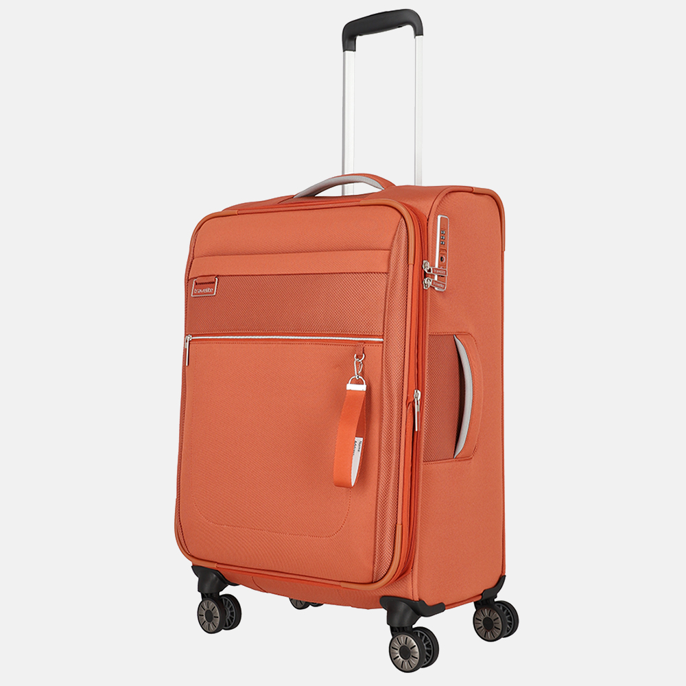 Travelite Miigo koffer 67 cm copper/chutney bij Duifhuizen