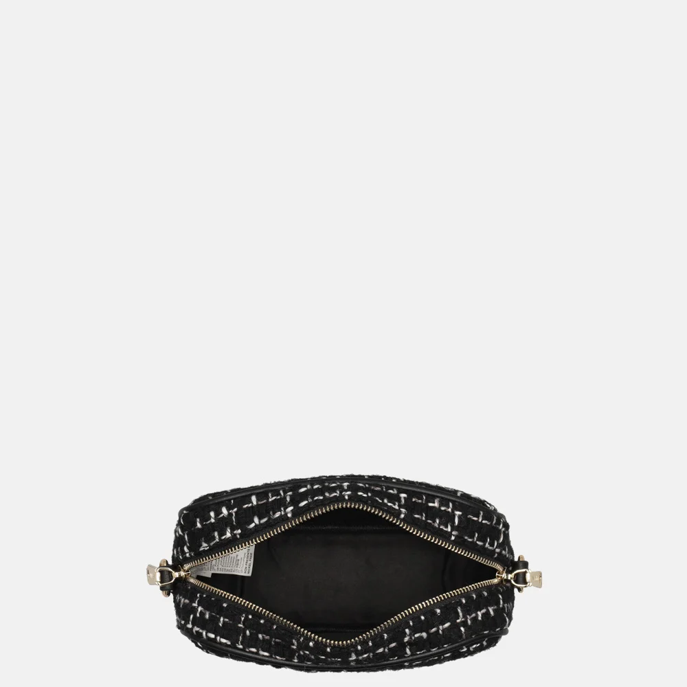 Valentino Bags Tweed crossbody tas nero/multicolour bij Duifhuizen