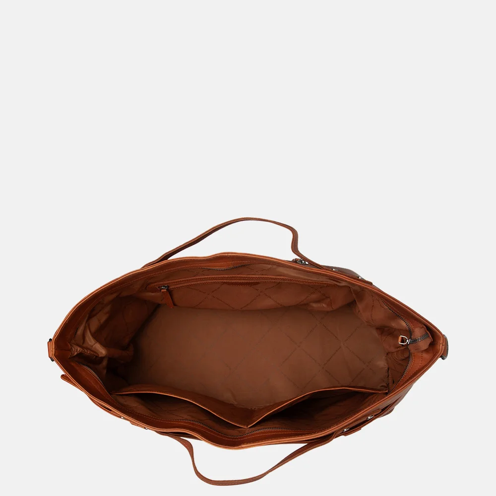 Chesterfield Mark weekendtas cognac bij Duifhuizen
