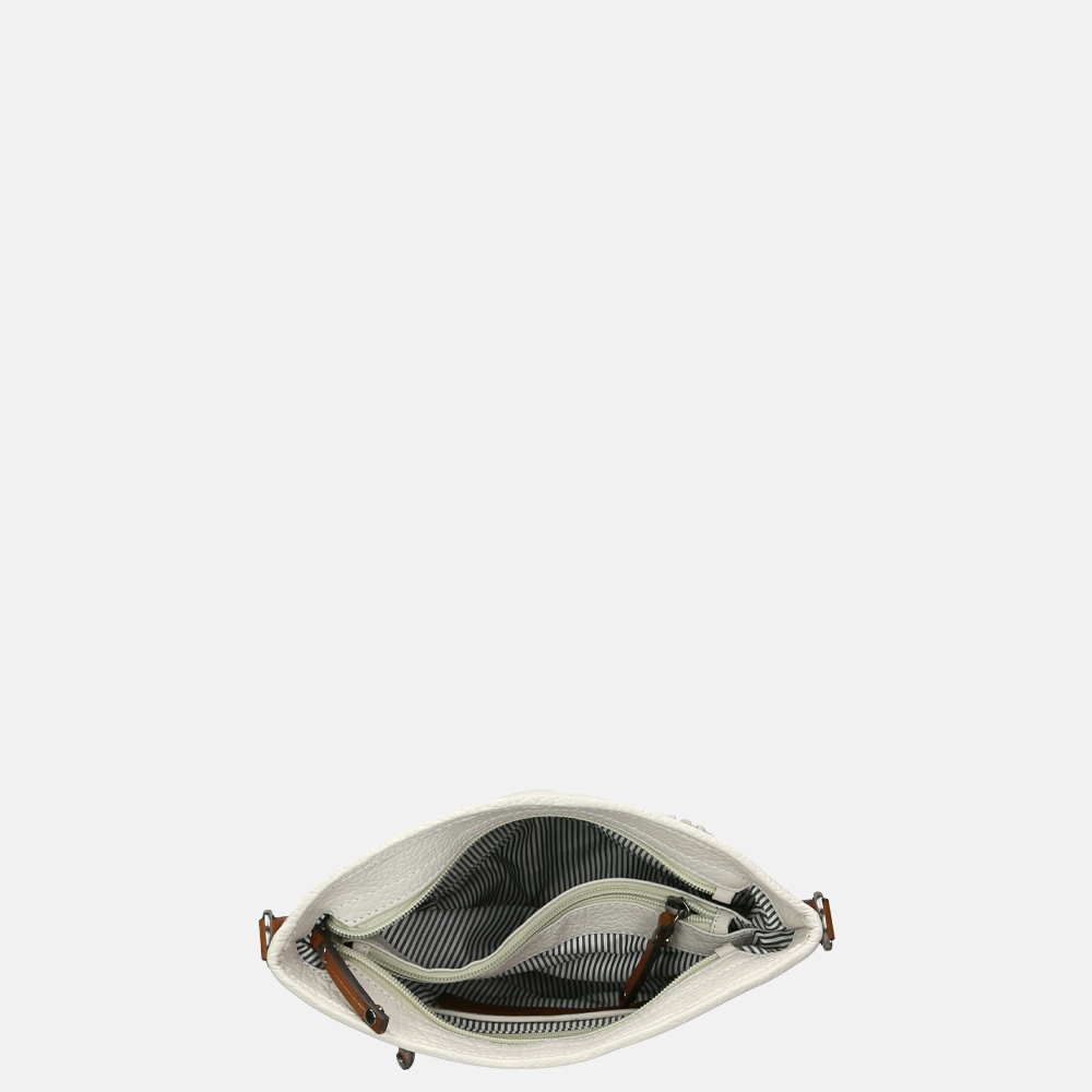 Berba Chamonix crossbody tas pebble bij Duifhuizen