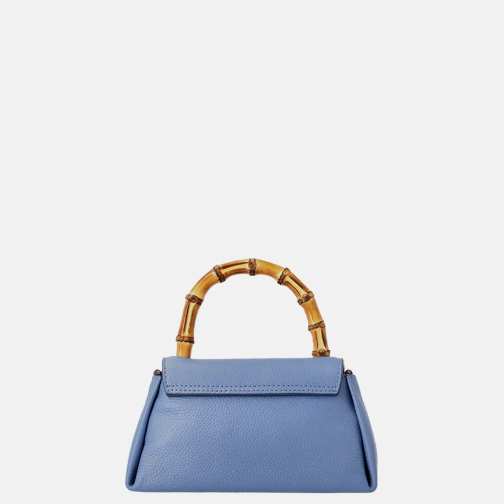 Loulou Essentiels Mae Bamboo handtas hortensia bij Duifhuizen