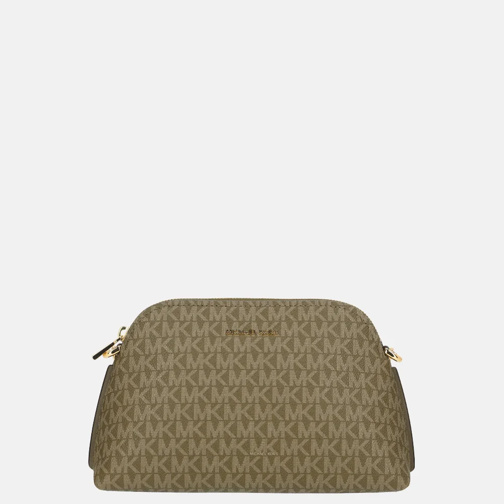 Michael Kors Freddie crossbody tas S loden bij Duifhuizen