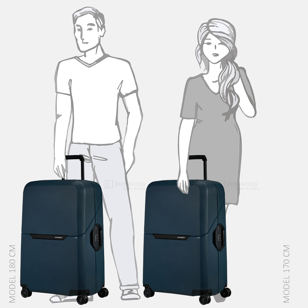 Samsonite Magnum ECO koffer 75 cm midnight blue bij Duifhuizen