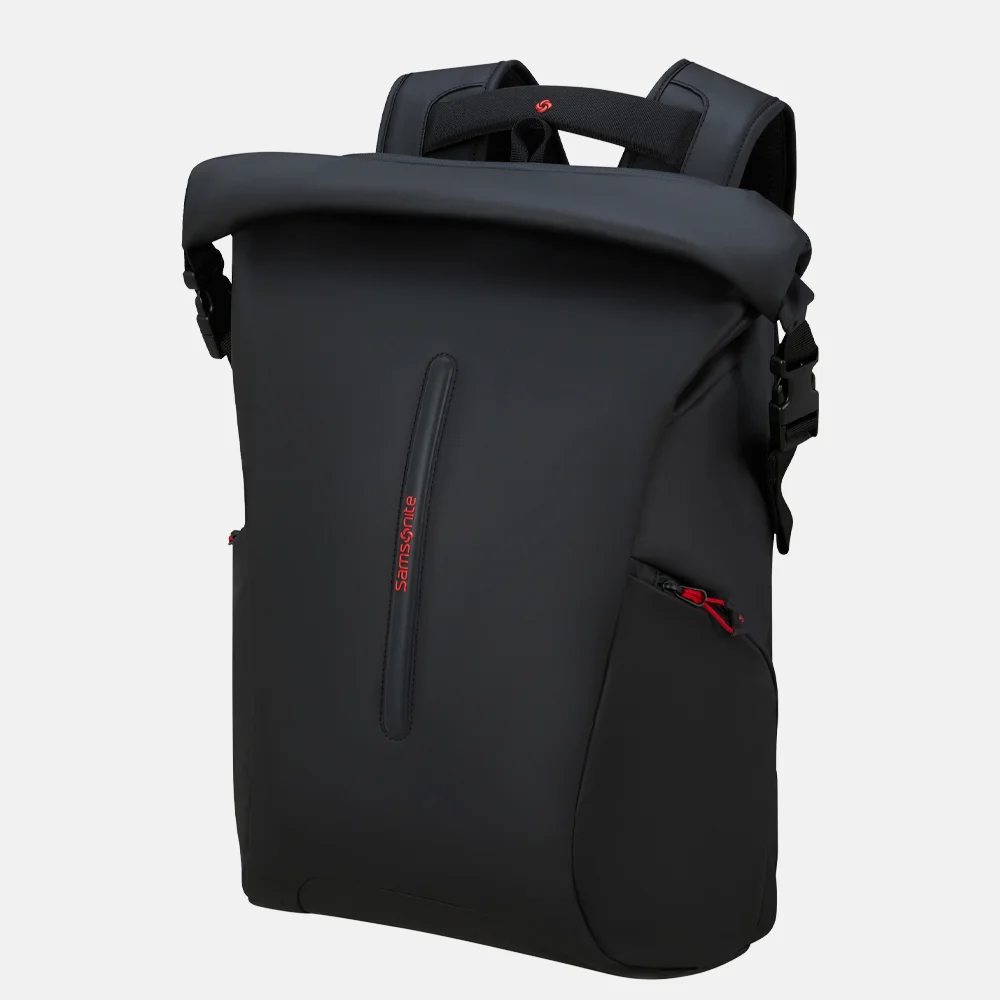 Samsonite Ecodiver Rolltop laptoprugzak 17 inch black bij Duifhuizen