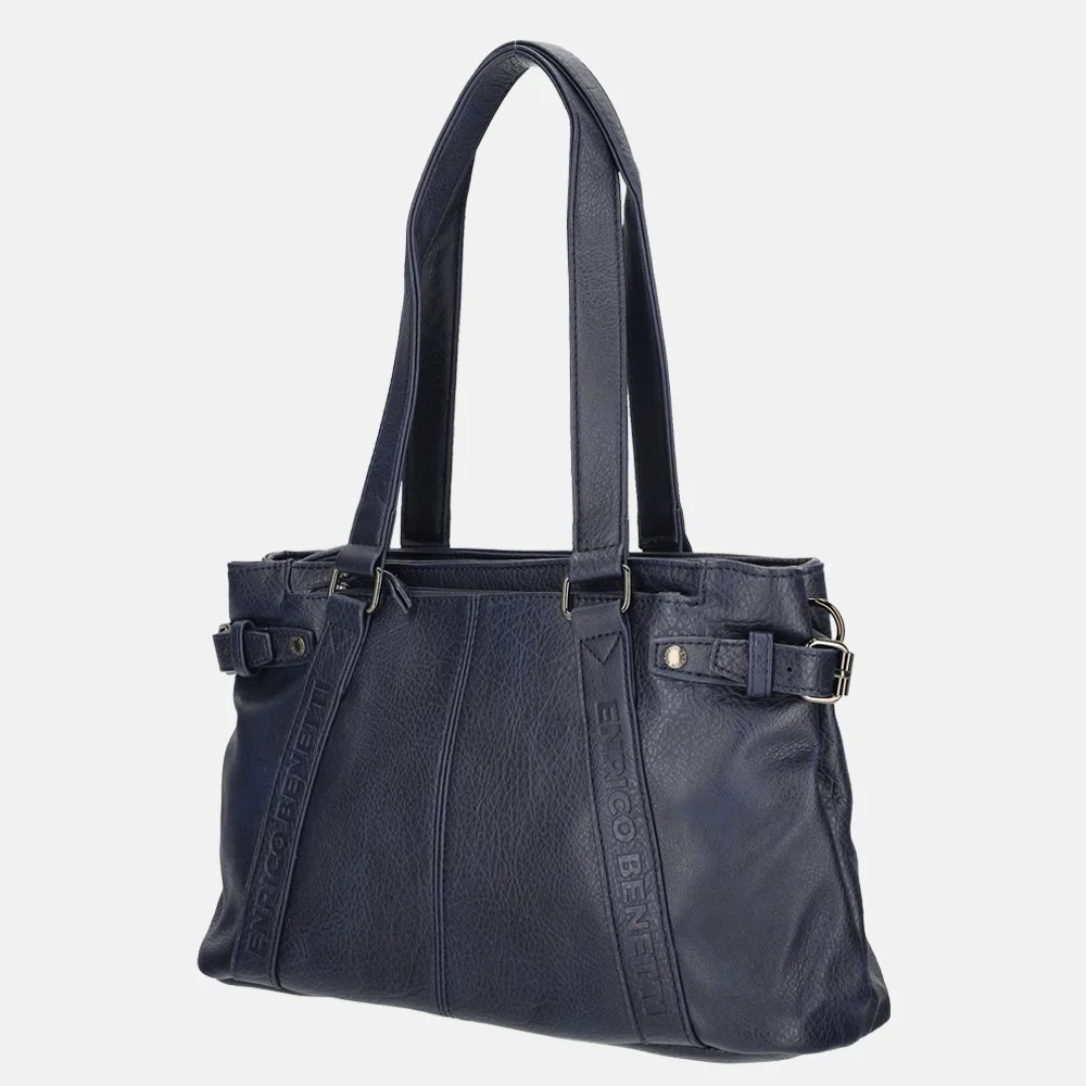 Enrico Benetti Emma schoudertas blauw bij Duifhuizen