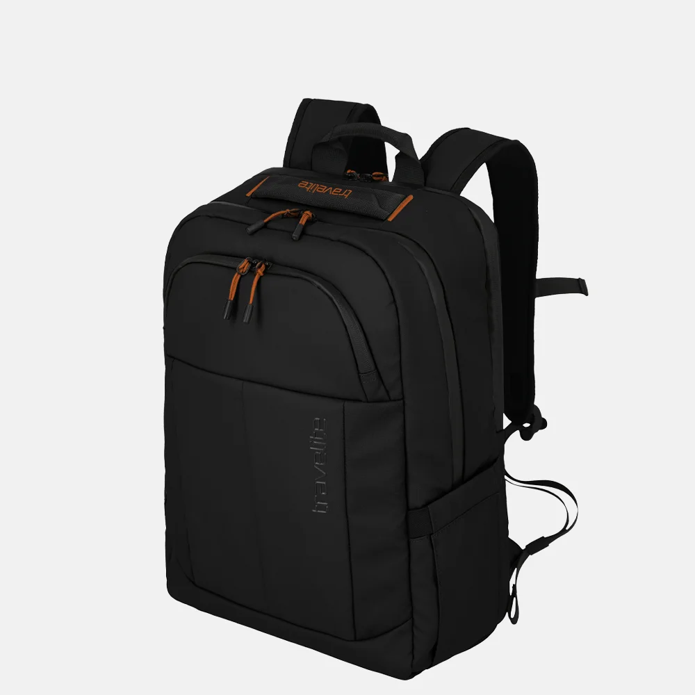 Travelite Briize rugzak M black bij Duifhuizen