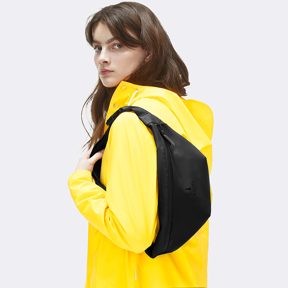 Rains Bum Bag Mini heuptas black bij Duifhuizen