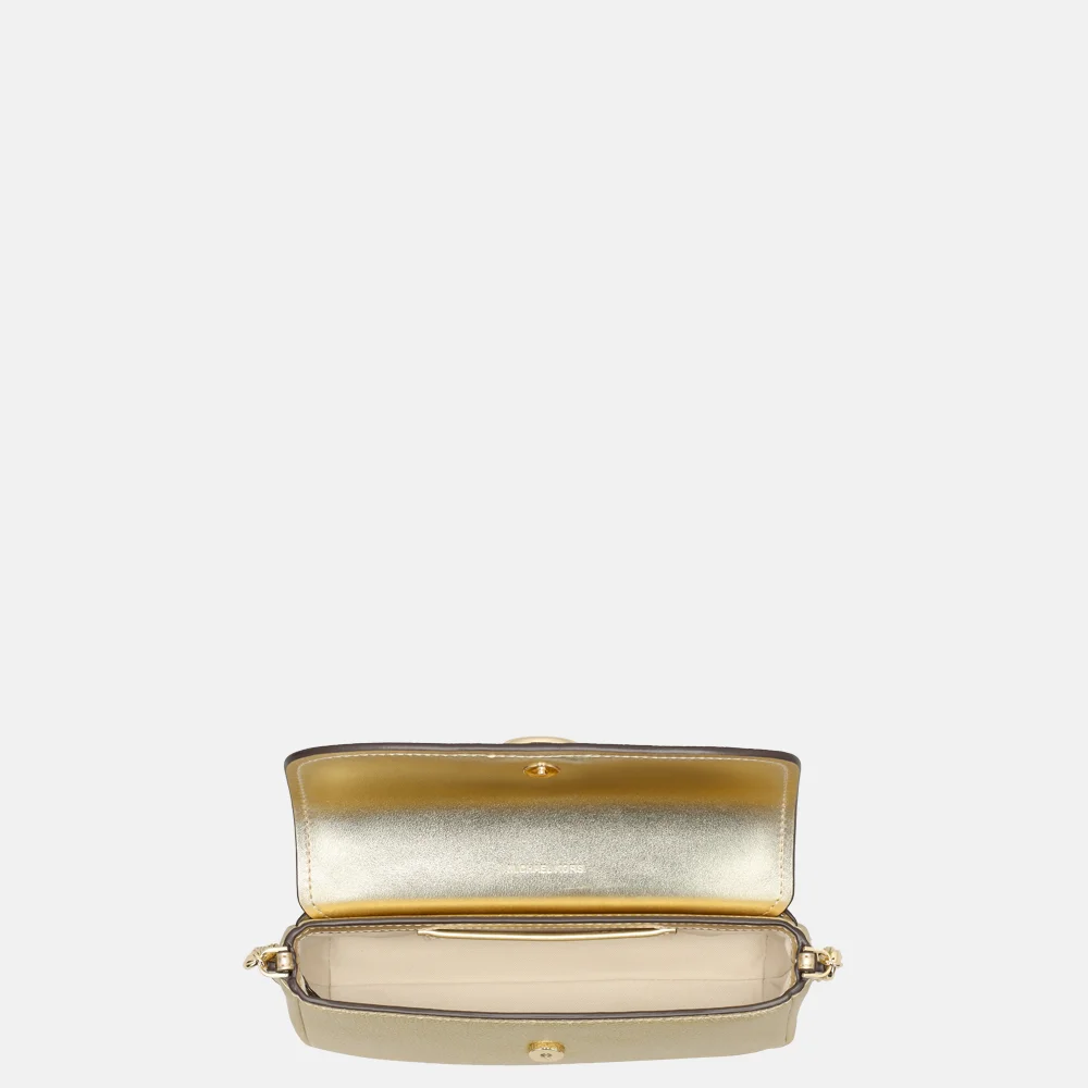 Michael Kors Nolita crossbody tas S pale gold bij Duifhuizen