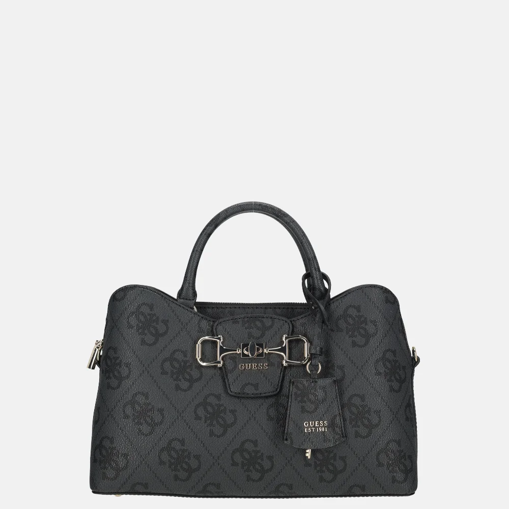 Guess Janie girlfriend handtas coal logo bij Duifhuizen