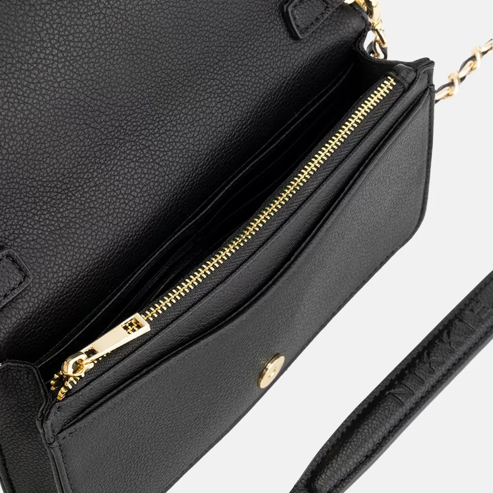 Nikkie Abby schoudertas black bij Duifhuizen