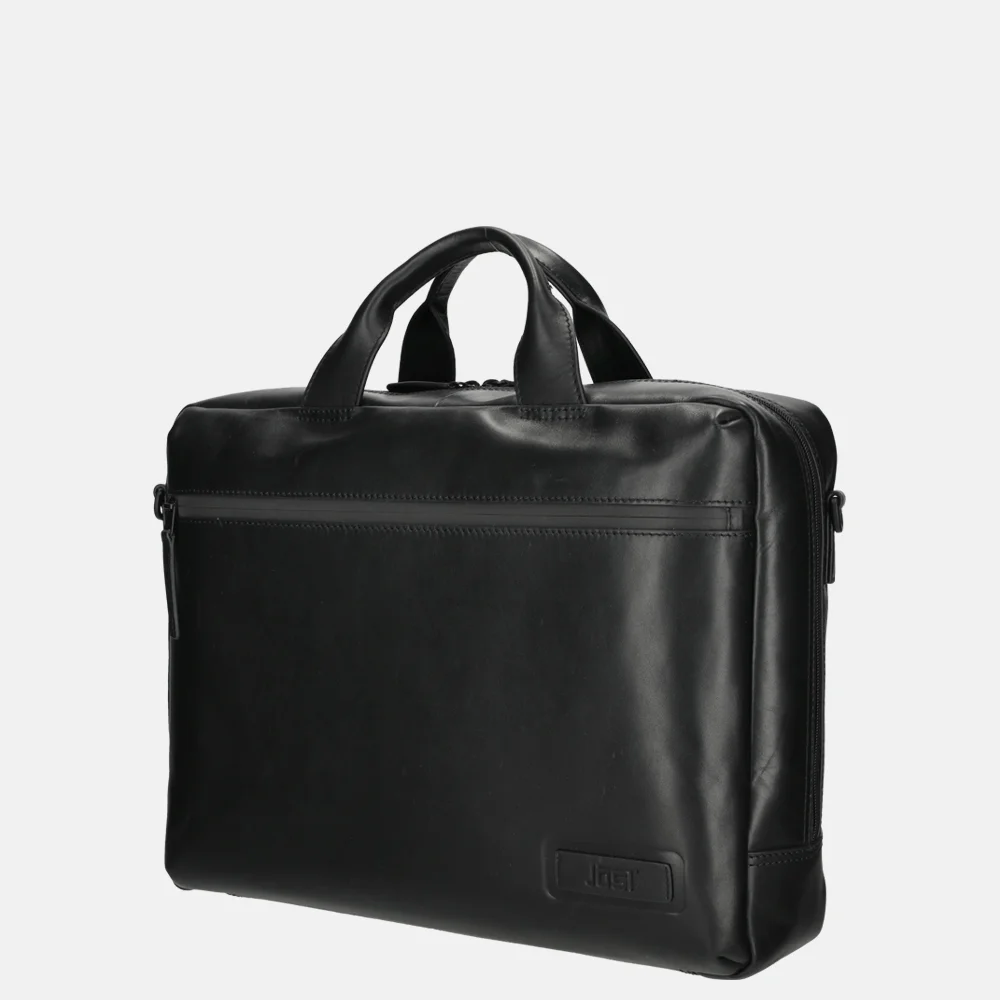 Jost Aarhus laptoptas 15 inch black bij Duifhuizen