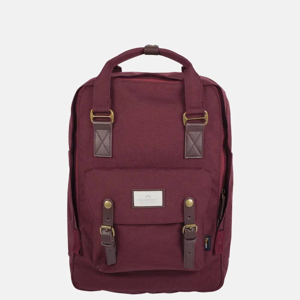 Doughnut Macaroon Cordura rugzak L 15 inch wine bij Duifhuizen