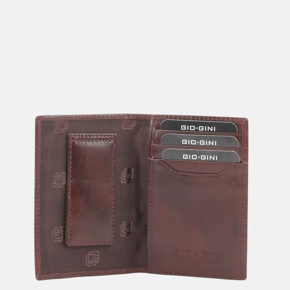 Gio Gini billfold brown bij Duifhuizen
