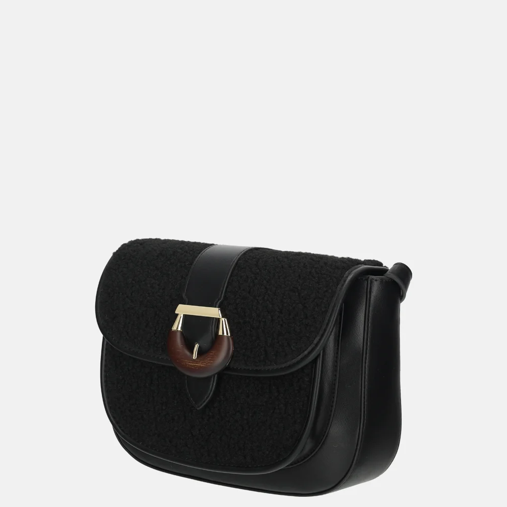 Laurent David crossbody tas teddy black bij Duifhuizen