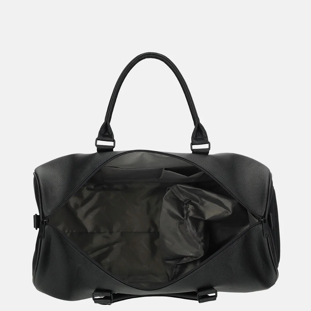 Enrico Benetti Sienna lederlook weekendtas 50 cm zwart bij Duifhuizen