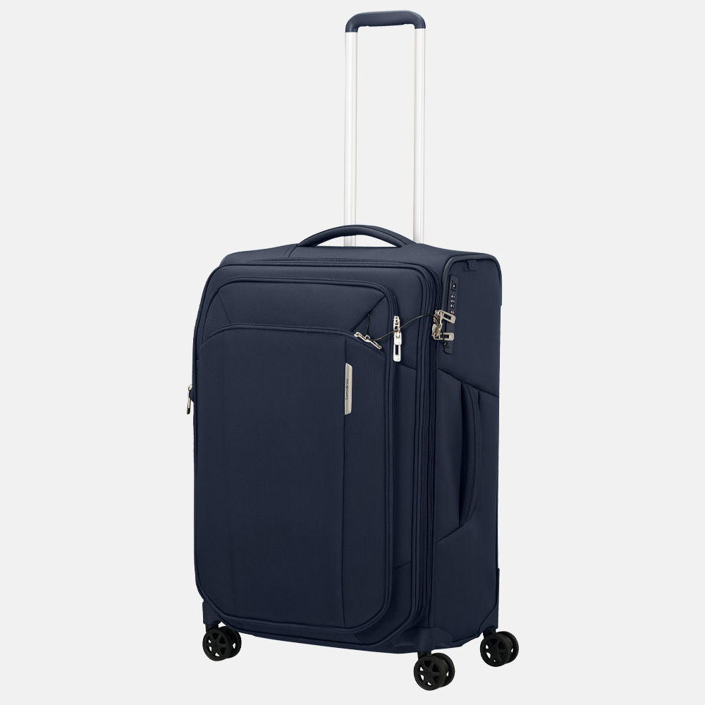 Samsonite Respark koffer 67 cm midnight blue bij Duifhuizen