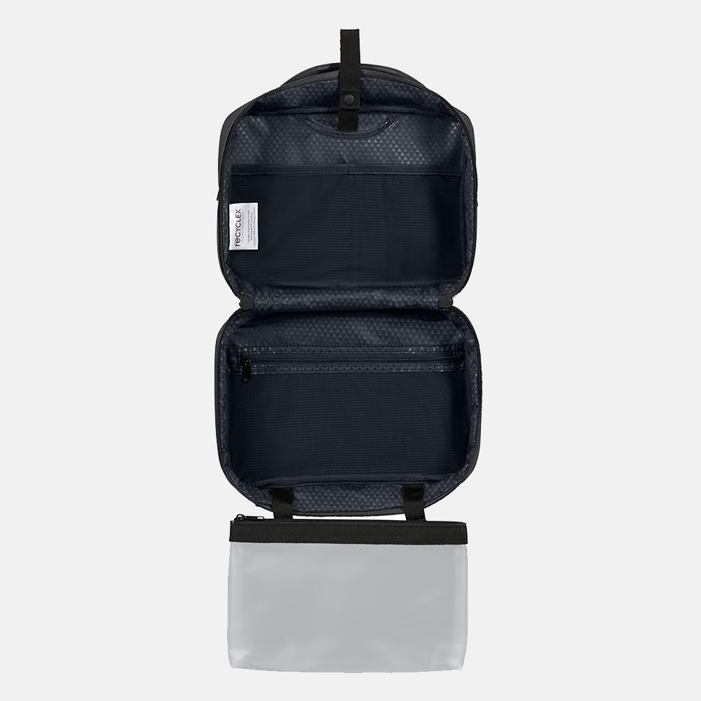 Samsonite Stackd hanging toilettas black bij Duifhuizen
