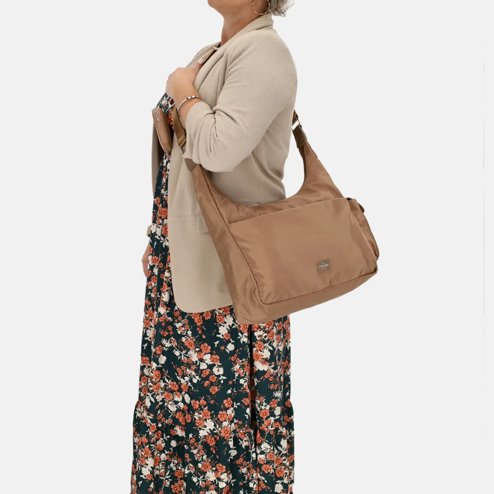 Charm London buideltas taupe bij Duifhuizen