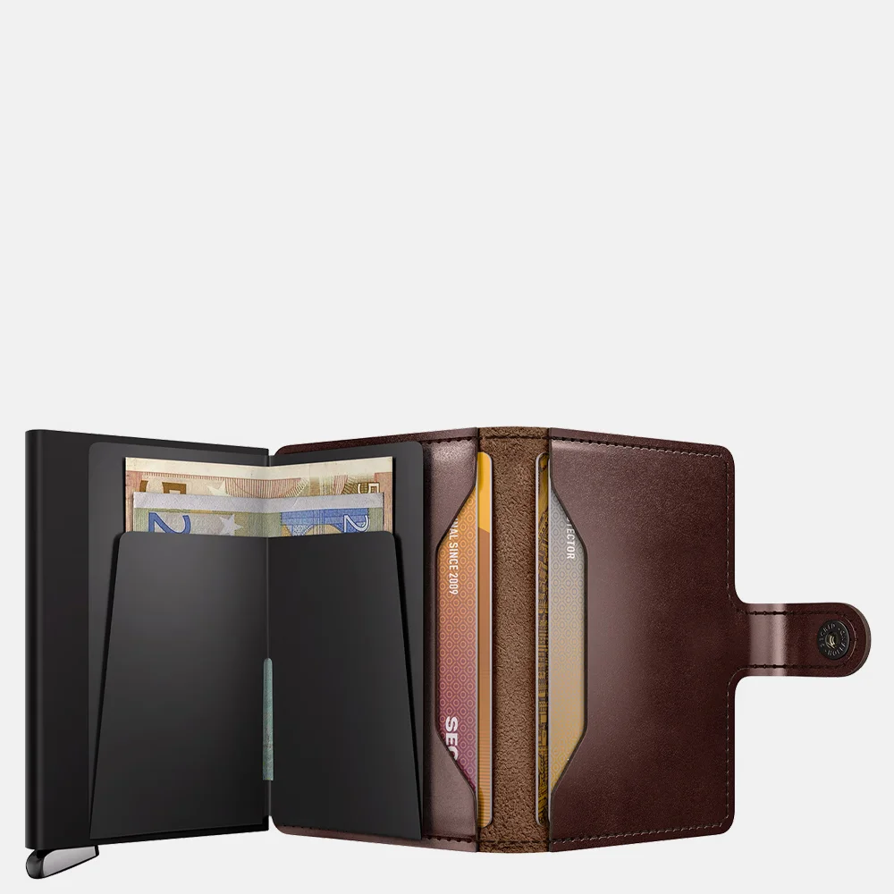 Secrid Premium Miniwallet pasjeshouder Dusk Dark Brown + bij Duifhuizen