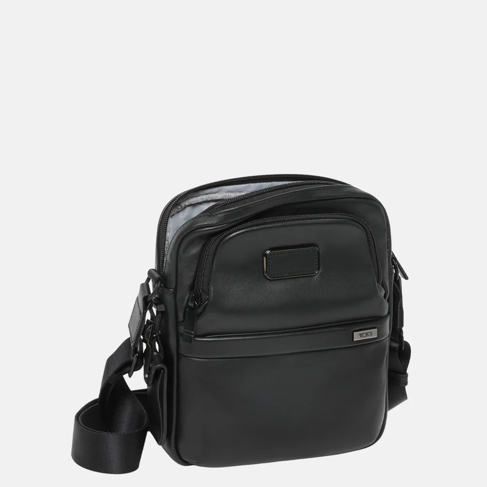 Tumi Alpha medium crossbody tas M black bij Duifhuizen