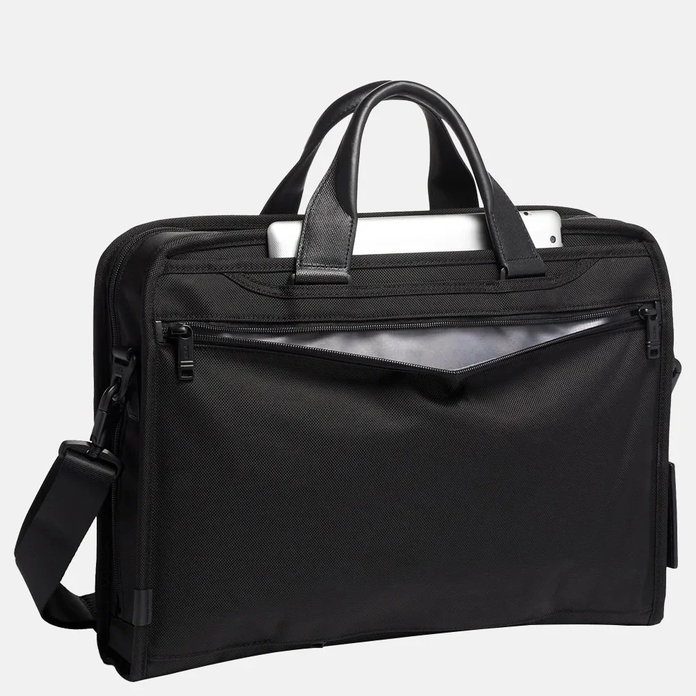 Tumi laptoptas 17 inch L black bij Duifhuizen