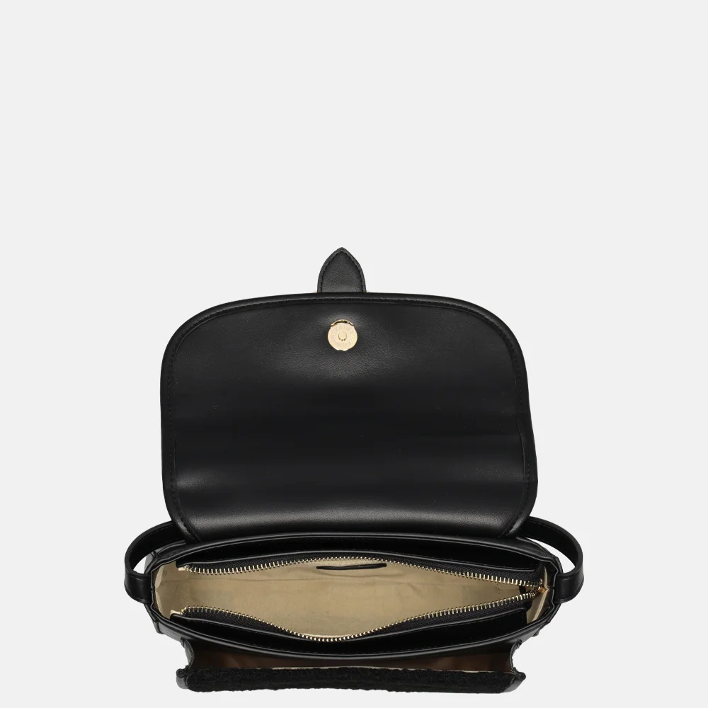 Laurent David crossbody tas teddy black bij Duifhuizen