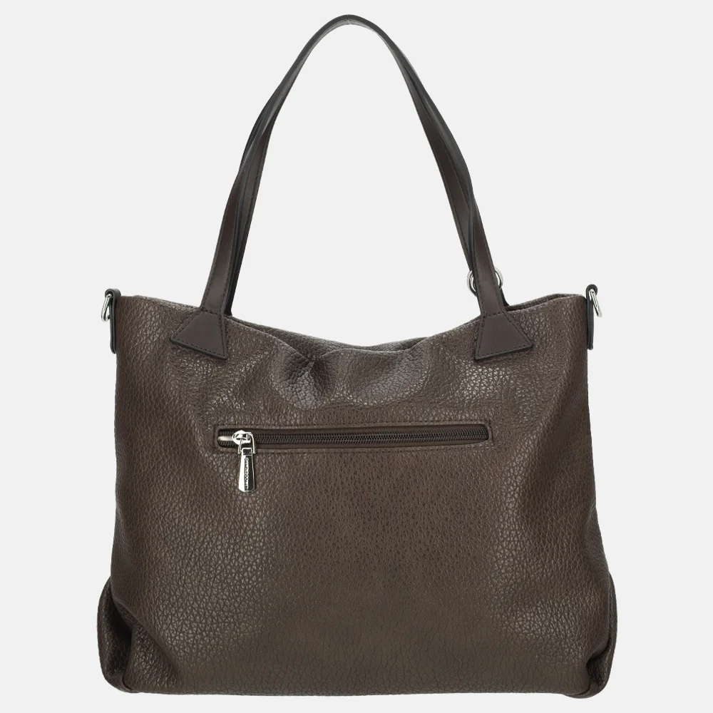 Daniele Donati handtas M dark brown bij Duifhuizen