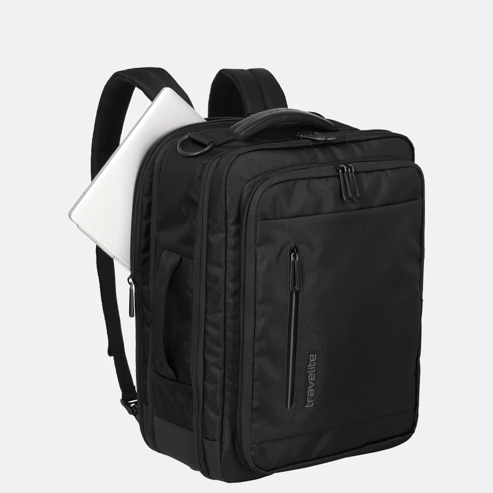 Travelite Crosslite 5.0 underseater rugzak black bij Duifhuizen